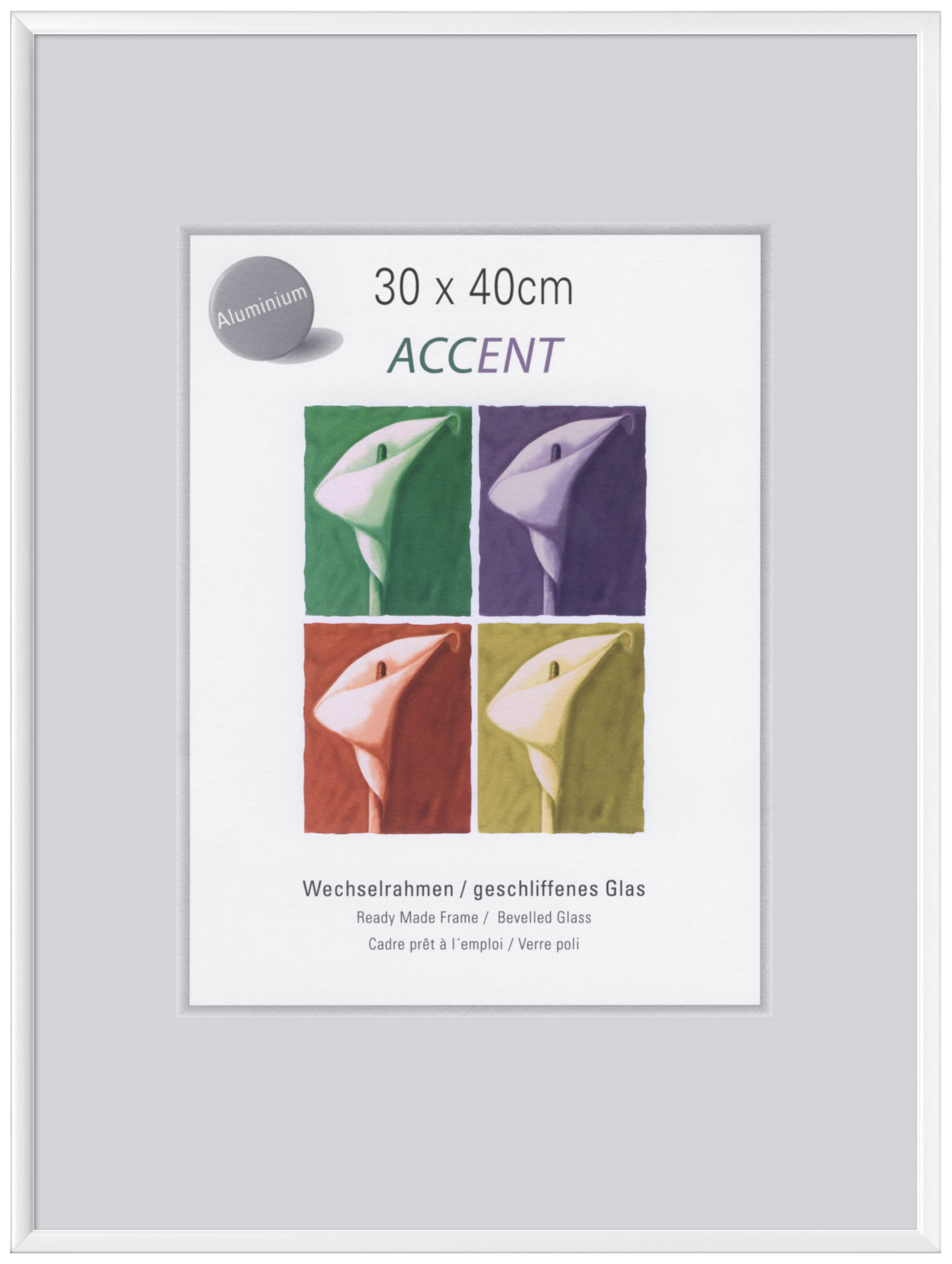 lijst glanzend wit